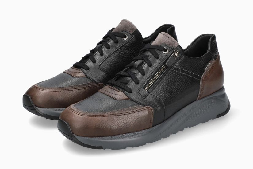 Baskets Mobils Isaac Noir Chaussures hommes Marque Mephisto Shop Nouvelle collection automne hiver 2024 Magasins Belgique Liège Eupen